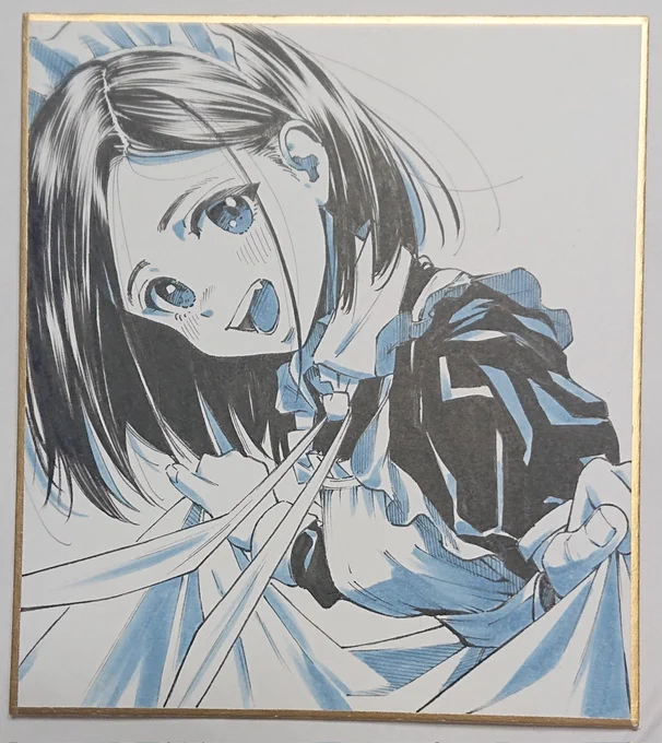 ミニ色紙二枚追加。 