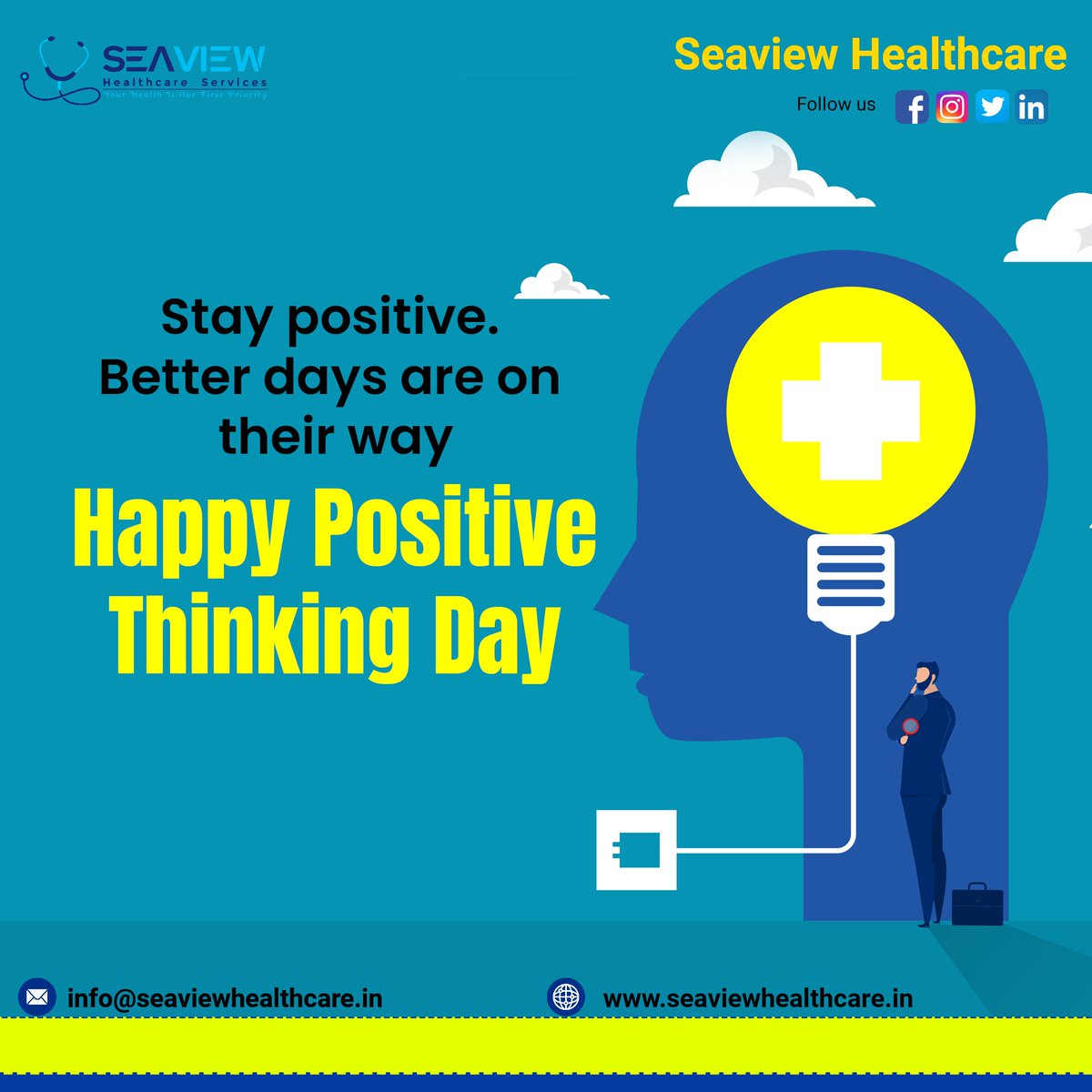 Seaview Healthcare (@seaviewhealth) on Twitter photo Positive Thinking can change failures into achievements. A warm regards to you and your loved ones on Positive Thinking Day.
.
.
#positivethinking #positivevibes #positivity #motivation #positivequotes #love #motivationalquotes #inspiration
.
Follow us <a href="/SeaviewHealth/">Seaview Healthcare</a> Positive Thinking can change failures into achievements. A warm regards to you and your loved ones on Positive Thinking Day.
.
.
#positivethinking #positivevibes #positivity #motivation #positivequotes #love #motivationalquotes #inspiration
.
Follow us <a href="/SeaviewHealth/">Seaview Healthcare</a>