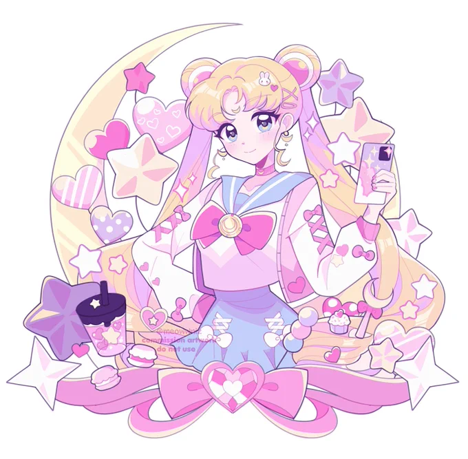 usagi wanted to experiment w colors 