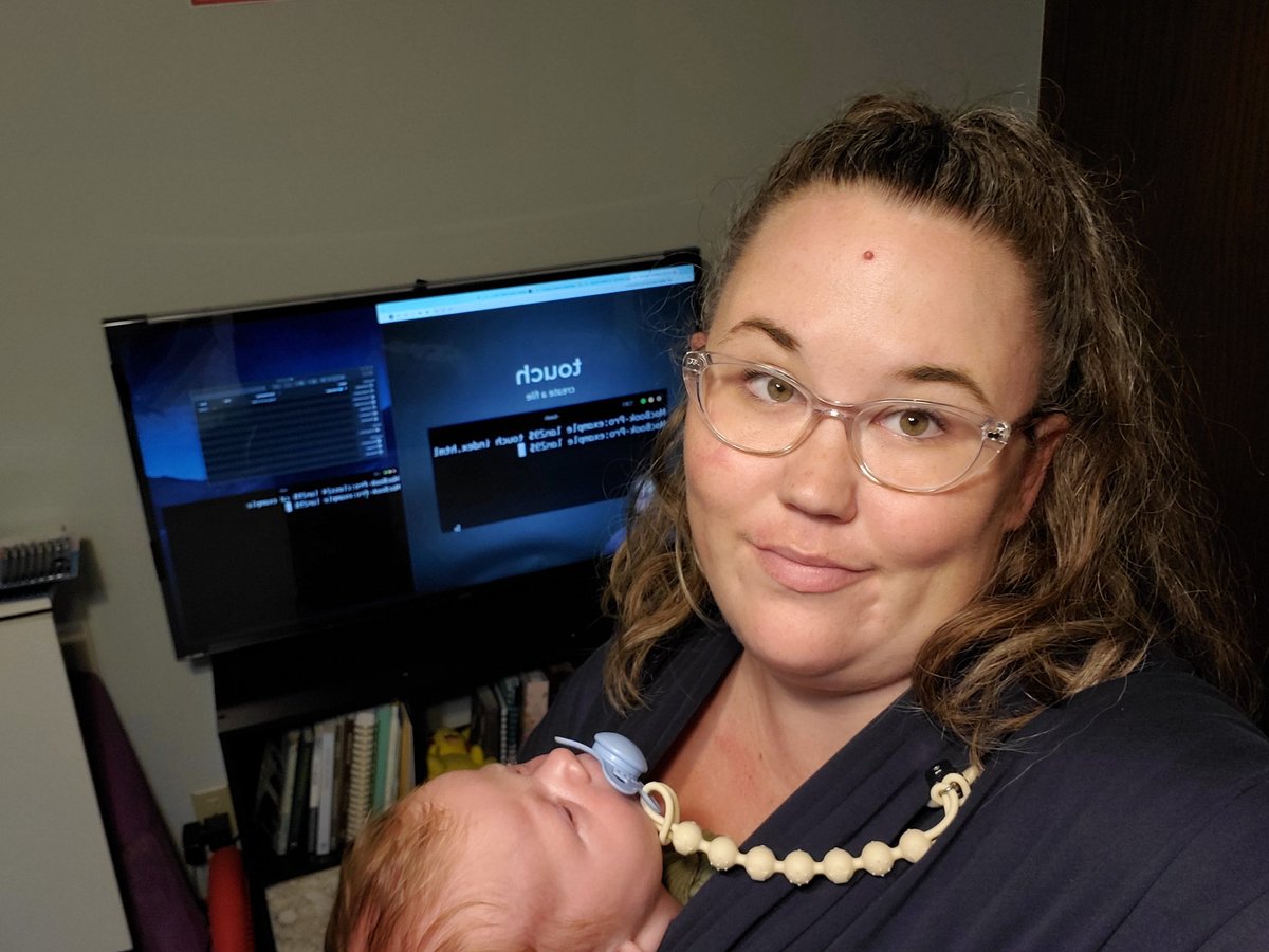 SerenaRue2's tweet image. Baby has been fussy and cluster feeding all day, which is rough. On the upside, I&apos;ve gotten so much learning in! Watched the 1st in @DThompsonDev LinkedIn series, and now I&apos;m learning about Git while bouncing the babe. #momsintech #momsoftwitter #WomenWhoCode #momswhocode