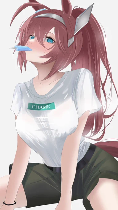 「オーバーヒートを検出・・・・只今より緊急冷却モードに移行します。」#ウマ娘 #ミホノブルボン 