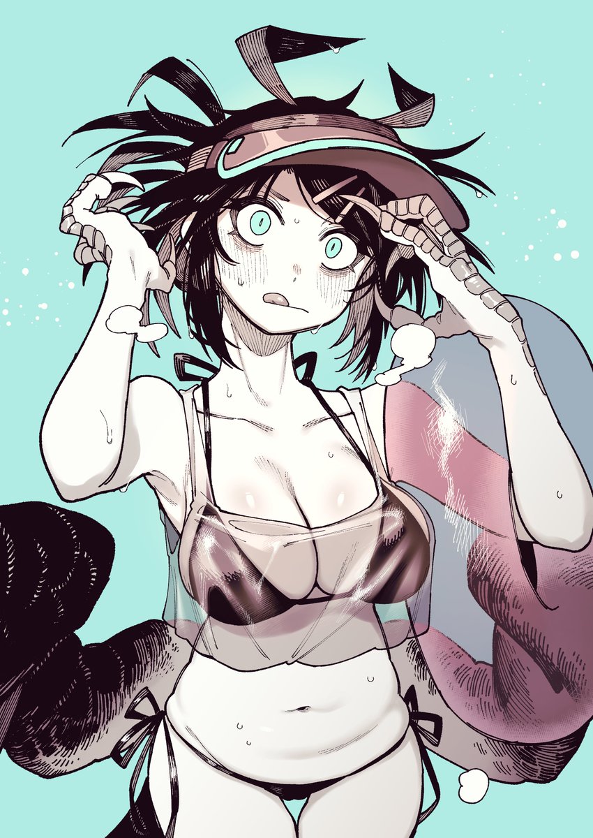 Karasu_Chan1204's tweet photo. I want to go to the beach⛱️⛱️⛱️🌊🌊🌊
Even if I can't swim🫠🫠🫠
#捕食少女 https://t.co/lonT03rzPM