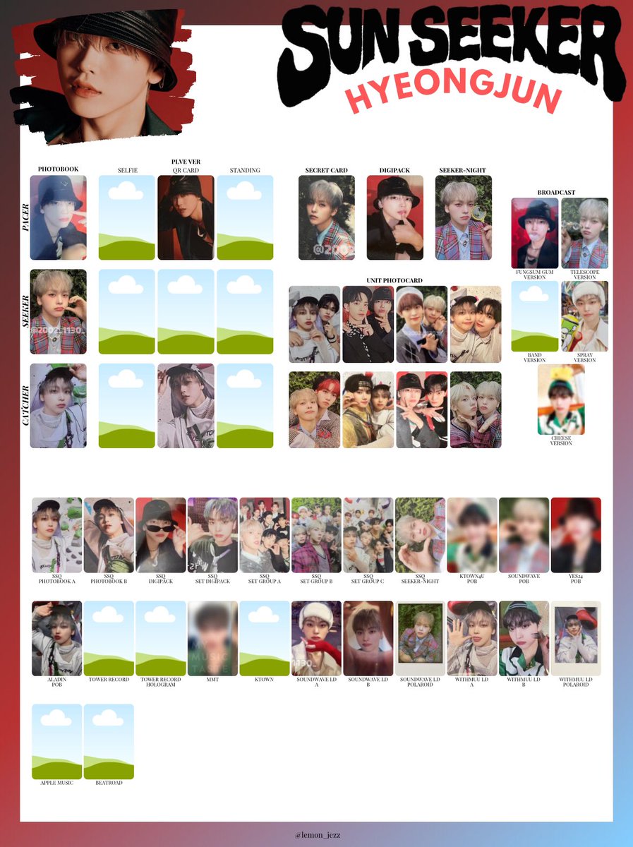CRAVITY SUN SEEKER PHOTOCARD TEMPLATE > MINHEE / HYEONGJUN