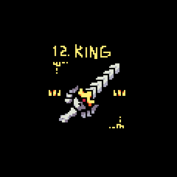 redfellow_'s tweet image. 12. King
#pixelartist  #Swordtember2023  #ドット絵