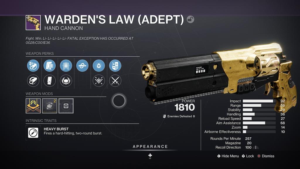 Joe_njdm_nydm's tweet image. #XboxShare #grandmasternightfall #wardenslawadept #destiny2sotw