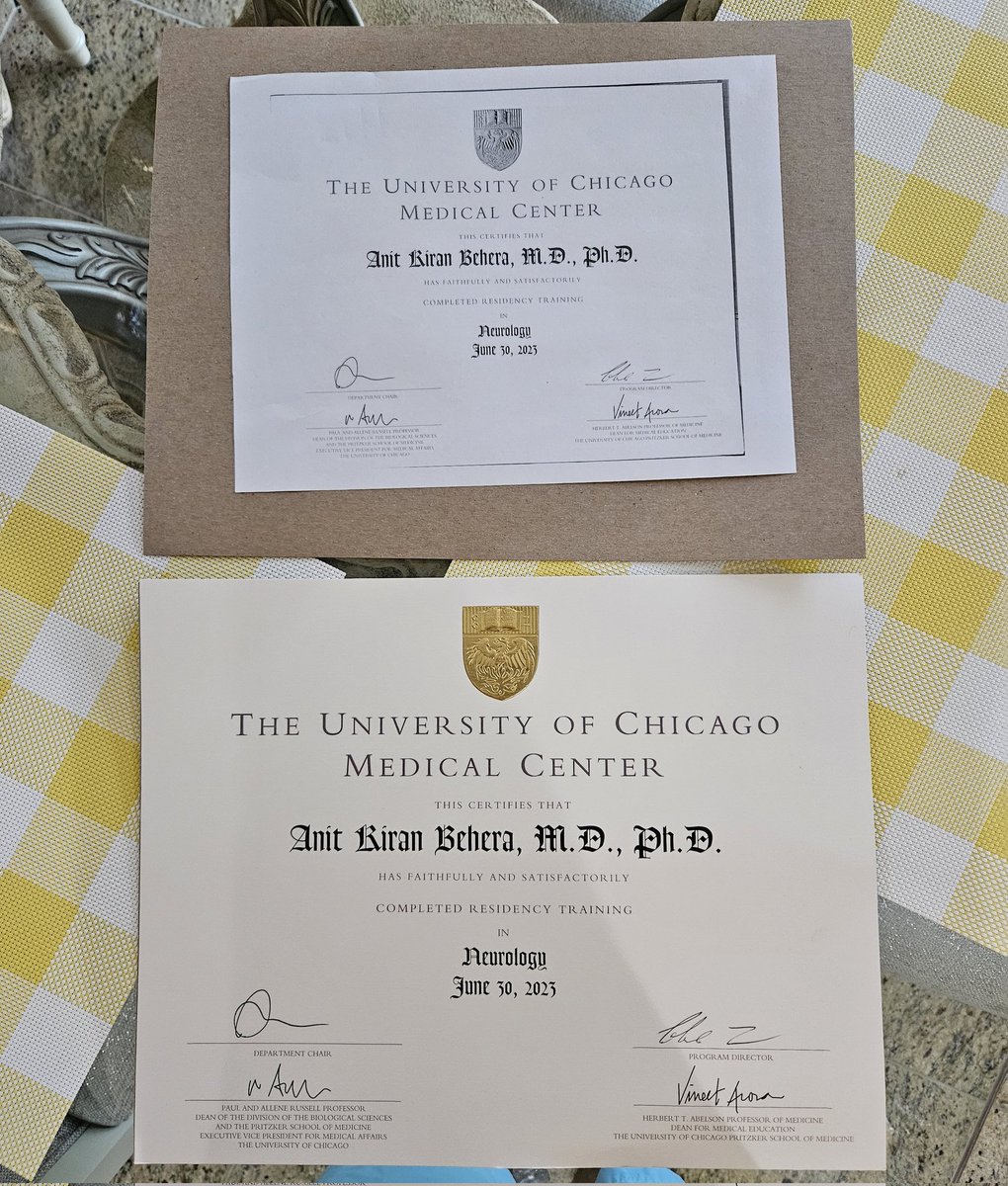 Look what I received in the mail today!!! It's official, I am a Neurologist 😁😁😁