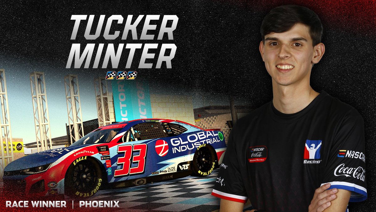 Tucker Minter (@tuckerminter) on Twitter photo UNBELIEVABLE! Bringing <a href="/TeamDillonMgmt/">Team Dillon Management</a> to the FINAL 4 at <a href="/NASCARHall/">NASCAR Hall of Fame</a>! I can't thank everyone <a href="/Altus_Esports/">Altus Esports</a> / Altanda for their hard work this year. It's been a trying playoff with the timing of cautions but I'm so thankful to make it to the finale as a rookie. UNBELIEVABLE! Bringing <a href="/TeamDillonMgmt/">Team Dillon Management</a> to the FINAL 4 at <a href="/NASCARHall/">NASCAR Hall of Fame</a>! I can't thank everyone <a href="/Altus_Esports/">Altus Esports</a> / Altanda for their hard work this year. It's been a trying playoff with the timing of cautions but I'm so thankful to make it to the finale as a rookie.