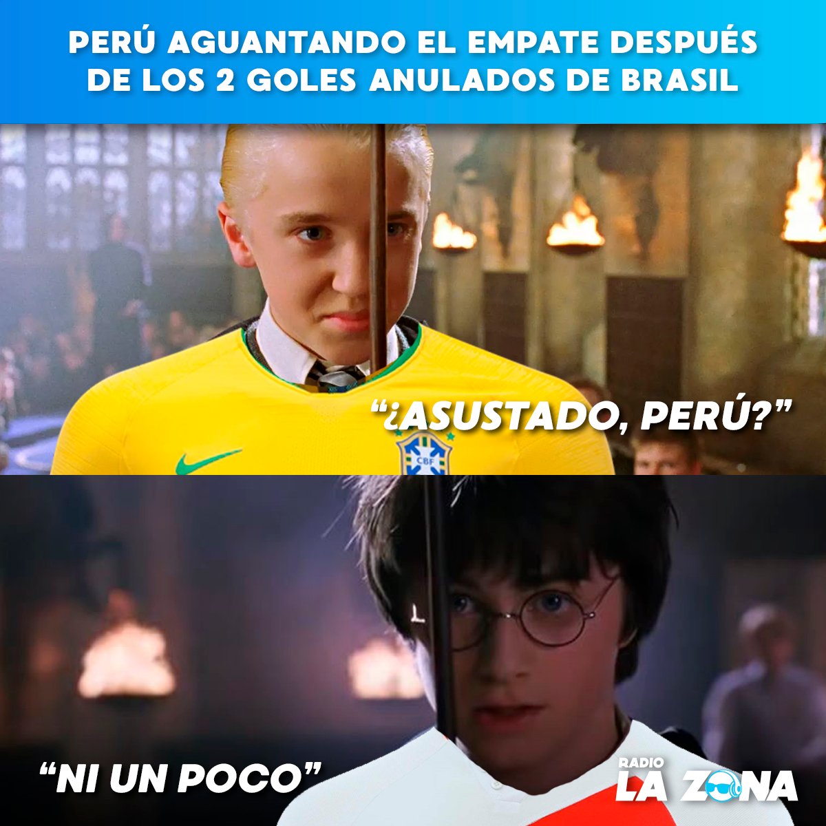 ¡Acabó el primer tiempo y seguimos 0 a 0!

¿La suerte seguirá del lado de Perú?
