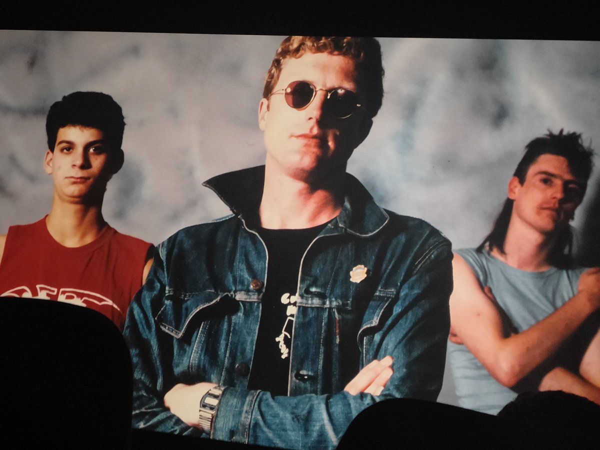 MartinFPercival's tweet image. An enjoyable evening in Sheffield watching the very interesting @kickoutdoc on the Newtown Neurotics. Recommended! Includes a mention of @ramonesmuseum - Steve Drewett donated their 31.12.77 New Year's mini banners. A fascinating history of a very interesting band.