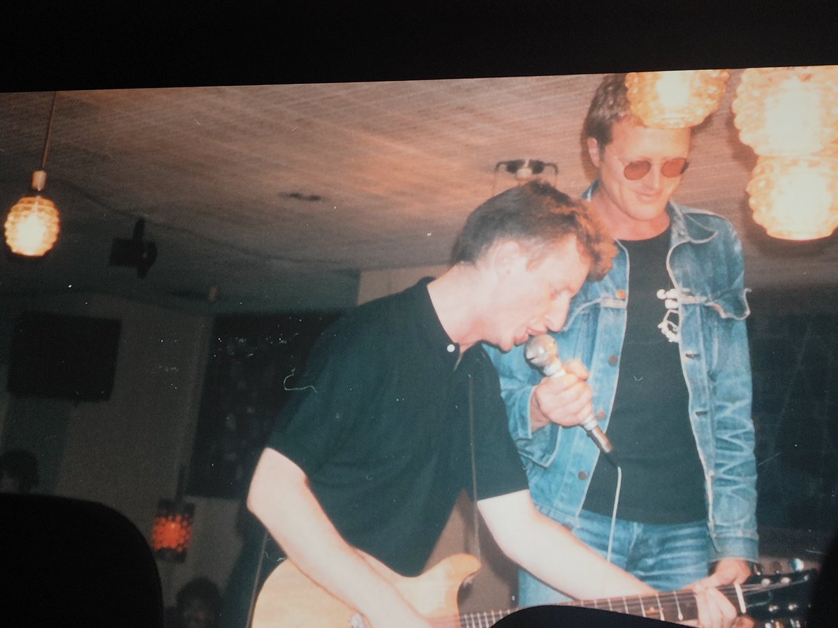 MartinFPercival's tweet image. An enjoyable evening in Sheffield watching the very interesting @kickoutdoc on the Newtown Neurotics. Recommended! Includes a mention of @ramonesmuseum - Steve Drewett donated their 31.12.77 New Year's mini banners. A fascinating history of a very interesting band.