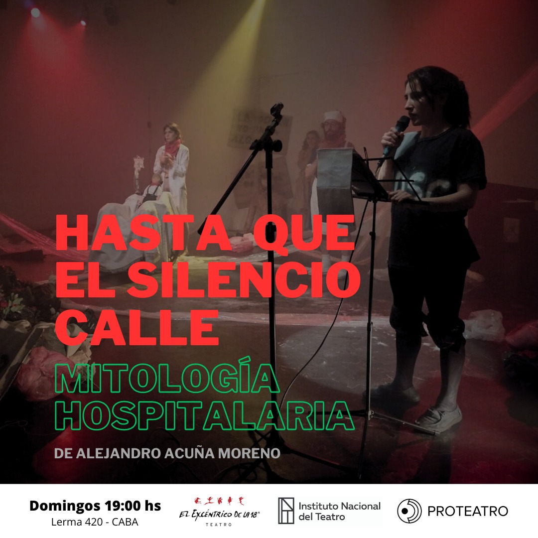 aleacunamoreno's tweet photo. ¡Últimas funciones!

HASTA QUE EL SILENCIO CALLE

Una mitología hospitalaria sobre el lenguaje, la muerte y las instituciones.

Domingos 19hs en el @Excentrico18

Acompañan @inteatro_ar y @proteatro1 

Entradas por @AlternativaEsc 

https://t.co/xEcDJXKOiS https://t.co/yitkB6NBkT