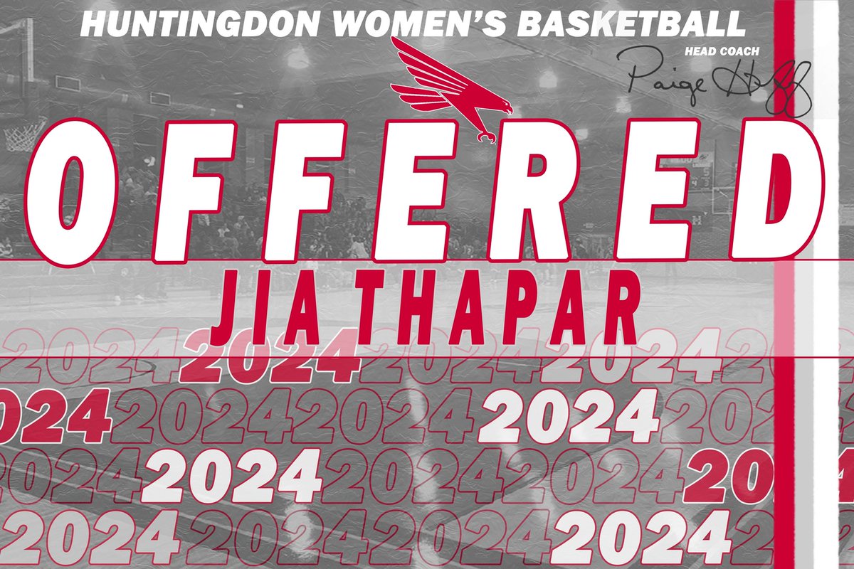 After a great visit with
@Hchawkswbb @Coachphuff
@Coachp_ward I am blessed and honored to receive an Offer from Huntingdon WBB.  Thank you to my coaches <a href="/GeorgiaQueenEl1/">Georgia Queen Elite Basketball</a> for always supporting me and my goals! 
<a href="/PRO_Movement1/">#PRO Elevation Inc. | #PRO Movement Athletics</a>