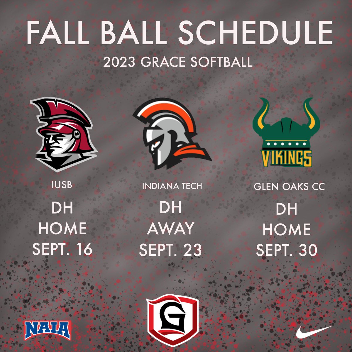 Grace College Softball tweet media