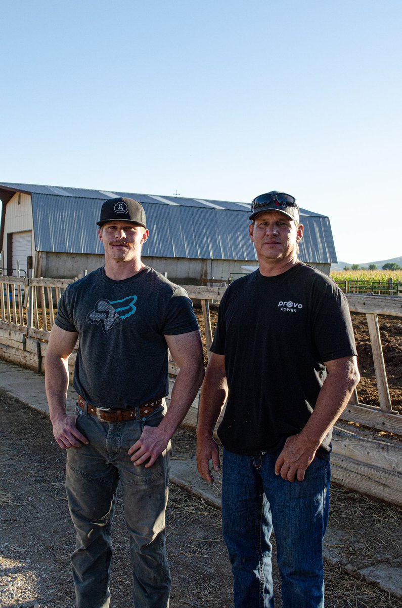 AgRenaissance's tweet photo. Eric and Braden Jensen are 3rd and 4th generation farmers from Benjamin, Utah. They've been doing this work long enough to know it like the back of their hands and it shows in the quality of their product 👏 the world could use more producers like these 👍 https://t.co/fPAq83E87g