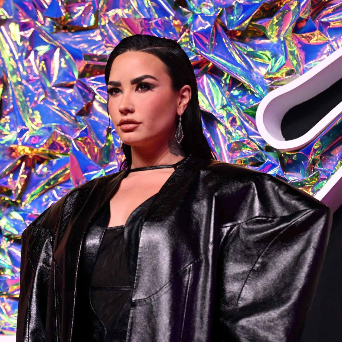 justcatchmedemi's tweet photo. Demi Lovato on the 2023 MTV Music Video Awards red carpet in Newark, NJ - September 12th https://t.co/cS3z8Br11E