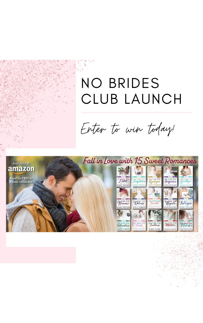 No Brides Club Launch - help us celebrate enter to win a $50 Amazon giftcard #giveaway #newrelease #sweetromance #nobridesclub #Romancereaders #kindleunlimited kingsumo.com/g/whxgup/no-br… #giveaway #win via <a href="/RealKingSumo/">KingSumo Giveaways</a>