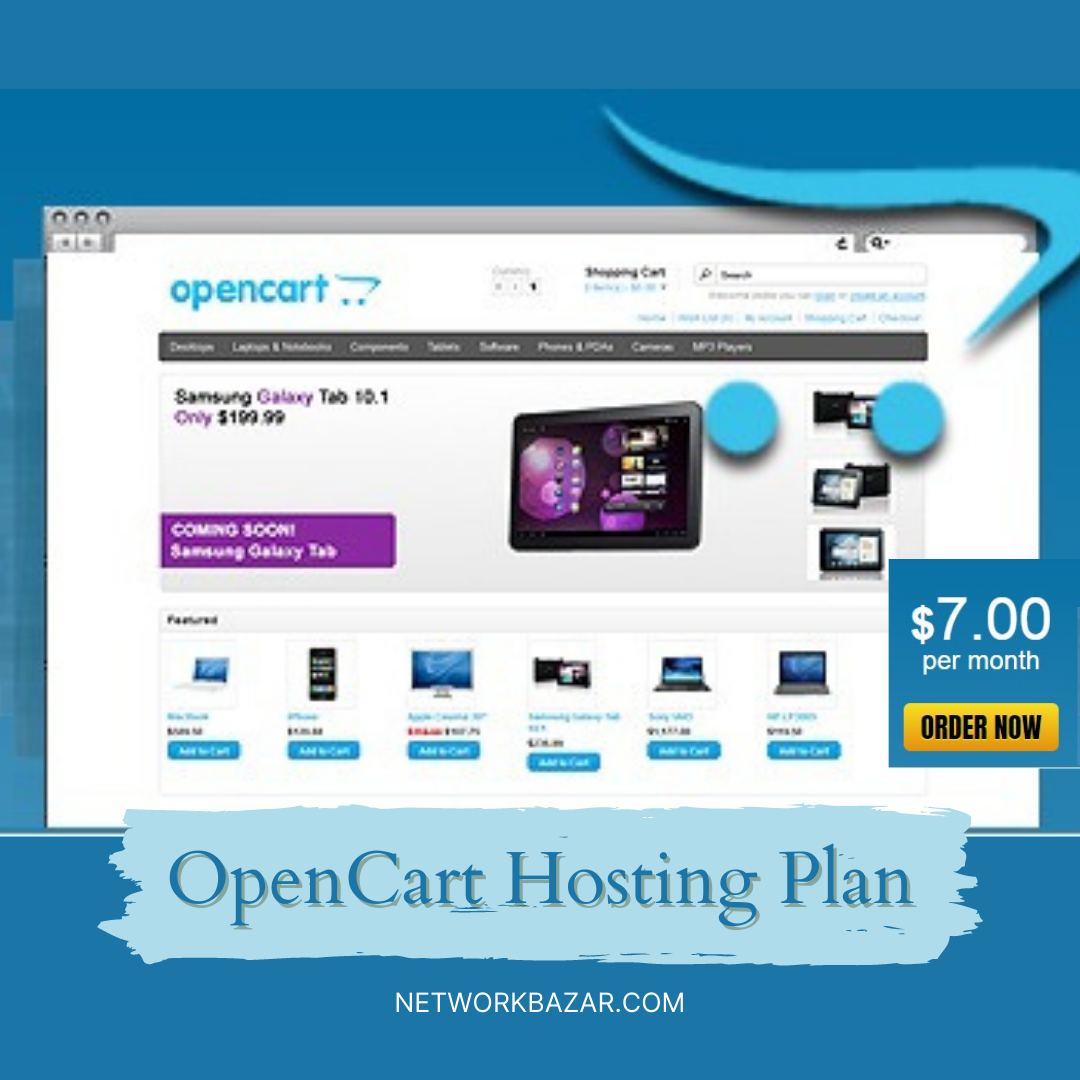 Order our open cart hosting plan for as low as $7 per month.

✅ Unlimited Disk Space
✅ Unlimited Traffic
✅ Multi-lingual Control Panel
✅ 5 Domains Hosted
✅ 30-Day Free Trial

More details here networkbazar.com

#webhostingprovider #webhostingfacts #webhostingcompany