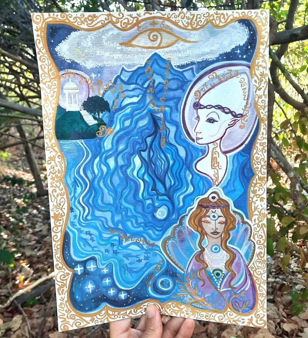 Sementedecura's tweet image. Arte da Alma ♡ Starseed soul art

Última arte com linguagem da luz ✨️
Origem estelar: Andrômeda 
#lightlanguageart