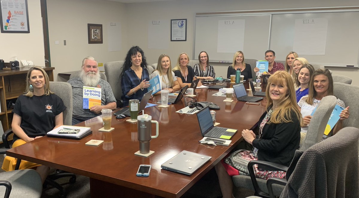 A District  Guiding Coalition collaborating on MTSS-A and MTSS-B structures and supports! <a href="/SolutionTree/">Solution Tree</a> <a href="/wbhall_/">Bill Hall</a>