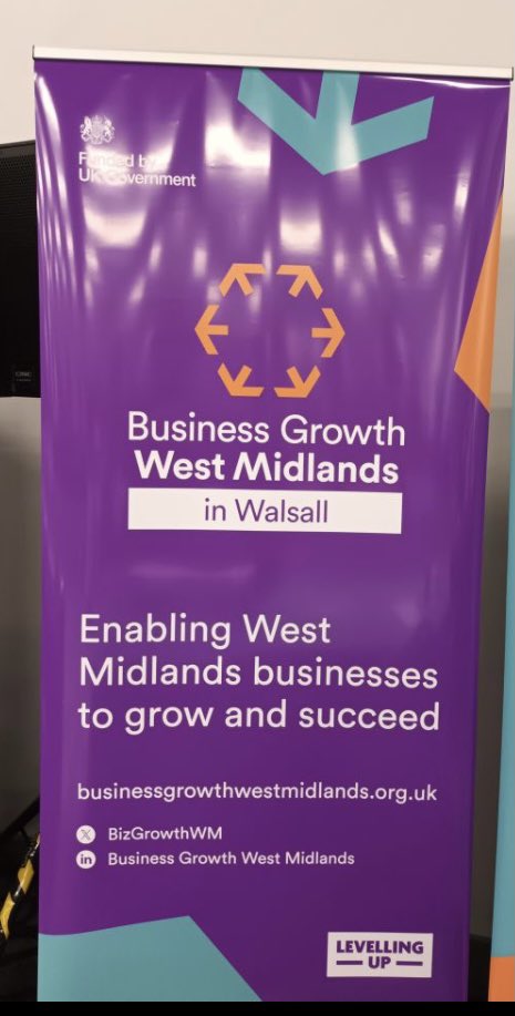 Members of <a href="/WalsallCouncil/">Walsall Council</a>’s Business Growth Team were in attendance at the launch of <a href="/BizGrowthWM/">Business Growth West Midlands</a> today! 

If you’re a #Walsall SME and would like to know more about what this means for you, get in touch today at business@walsall.gov.uk