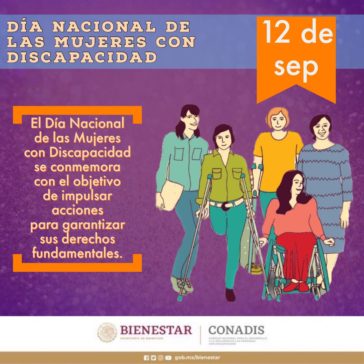 En el Día Nacional de las Mujeres con Discapacidad, recordemos que cada voz cuenta. Apoyemos su empoderamiento y participación activa en la sociedad. Juntas, construimos un mundo más inclusivo y diverso. gob.mx/conadis/articu…