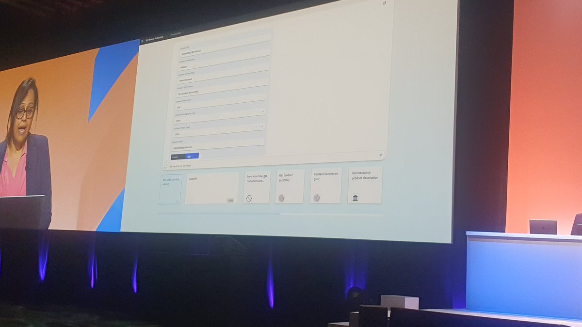 #ODM on stage at the Automation Keynote at #IBM techxchange!