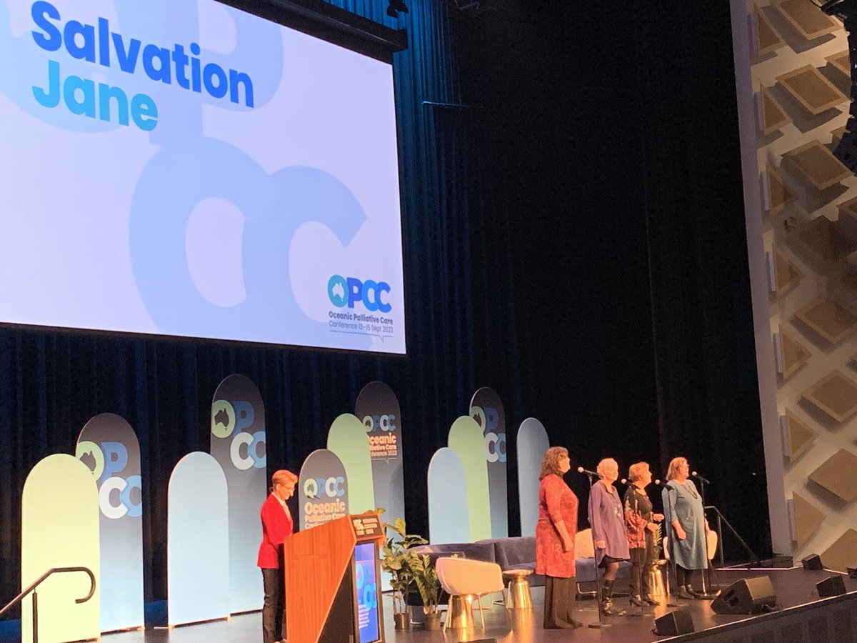 Holmes0C's tweet photo. Opening of the OPCC conference! Thank you to Salvation Jane for beautiful singing to get us underway. Also to Brendan for welcoming us to country! 3 full days begin! #23OPCC https://t.co/0qAQHbkevu