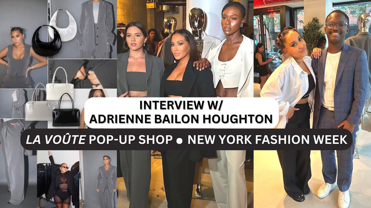 Check out my full interview with <a href="/AdrienneBailon/">Adrienne Eliza Houghton</a> on YouTube! #NYFW #NYFW2023 

youtu.be/1HLK9g3tTCo?si…