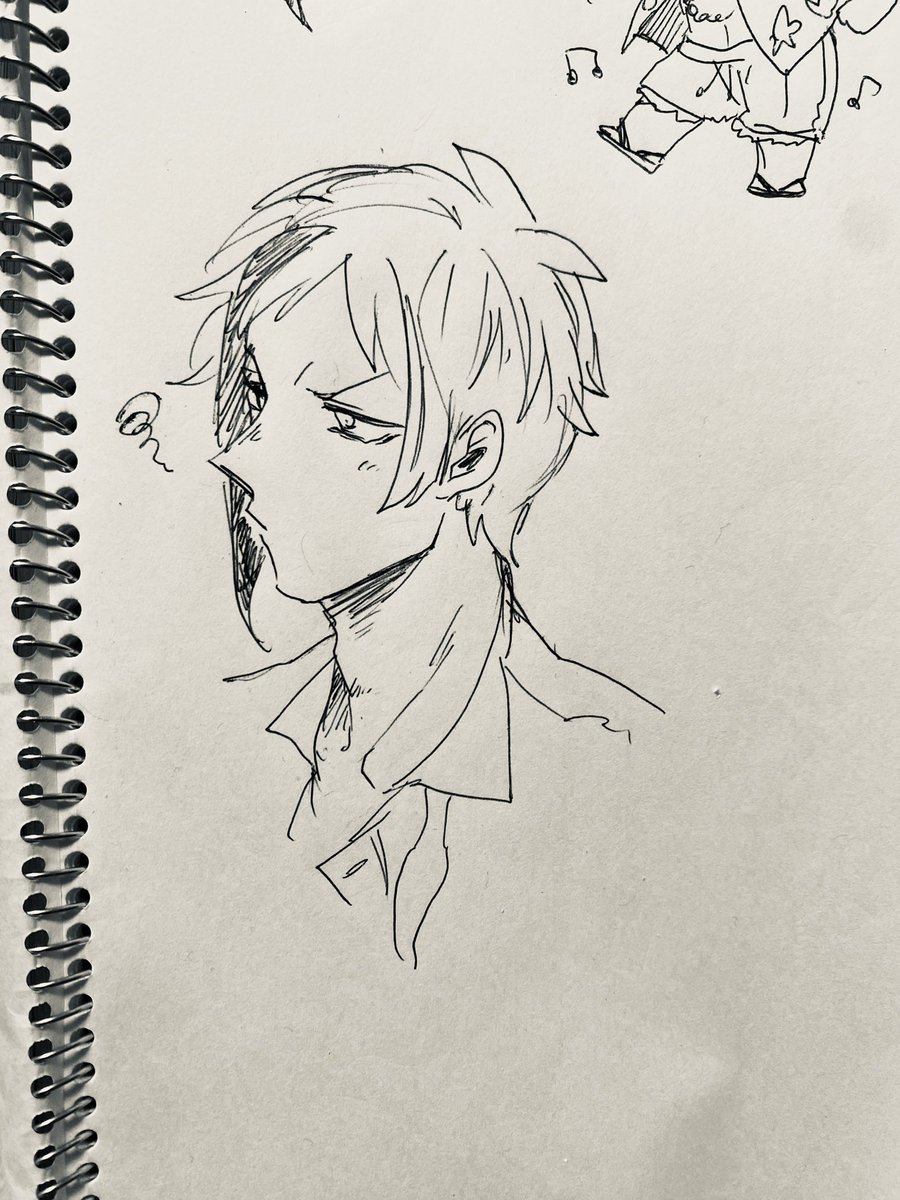 朝の一発描き
不満そうな顔似合うからすぐ描いてしまう 