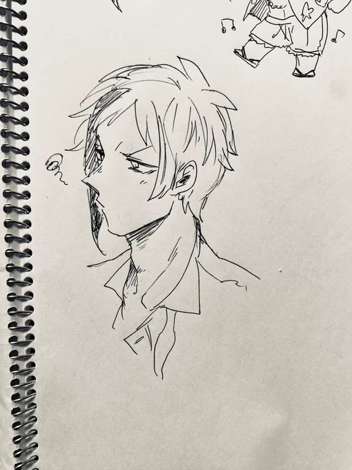 朝の一発描き
不満そうな顔似合うからすぐ描いてしまう 