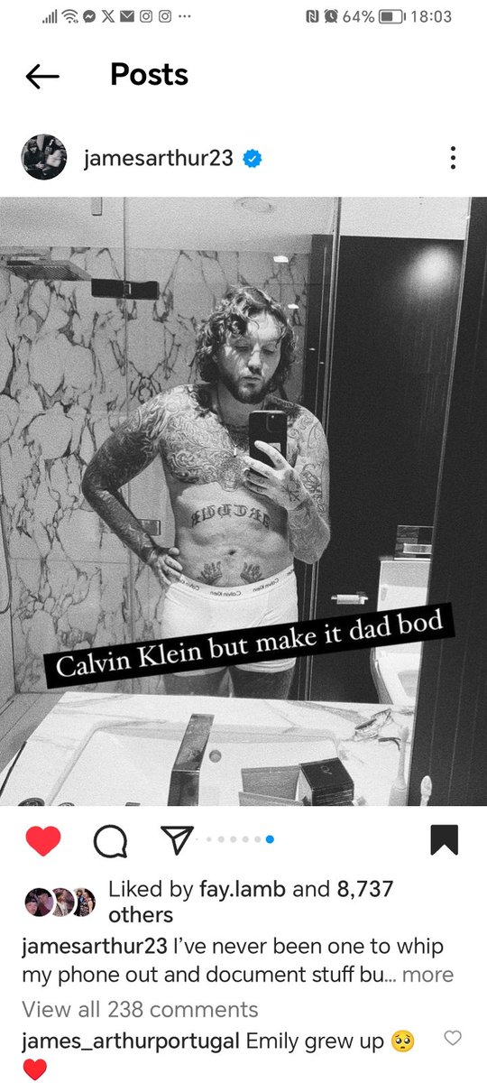 Can we all just take a moment to admire this stunning selfie of <a href="/JamesArthur23/">James Arthur</a>  🤣😄🔥