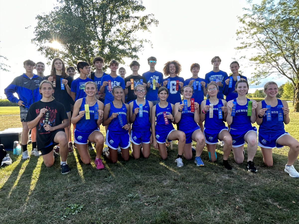 Congratulations Boys &amp; Girls XC Team Champions ⁦<a href="/GCHSPirates/">Greensburg Comm HS</a>⁩🏆🏆