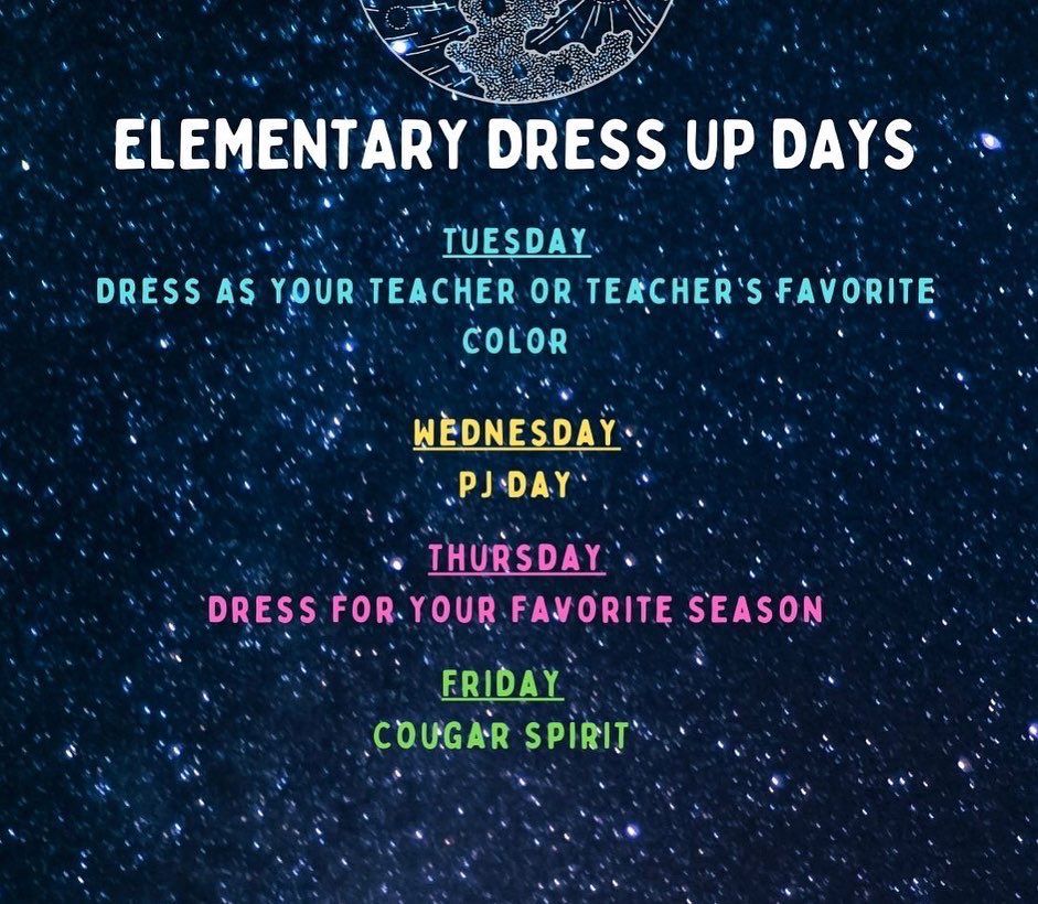 C1stogaDance's tweet photo. Homecoming week is almost here. Mark your calendars for September 19th-22nd. Get ready for a week of fun for dress up days! https://t.co/9zXATsjOlo