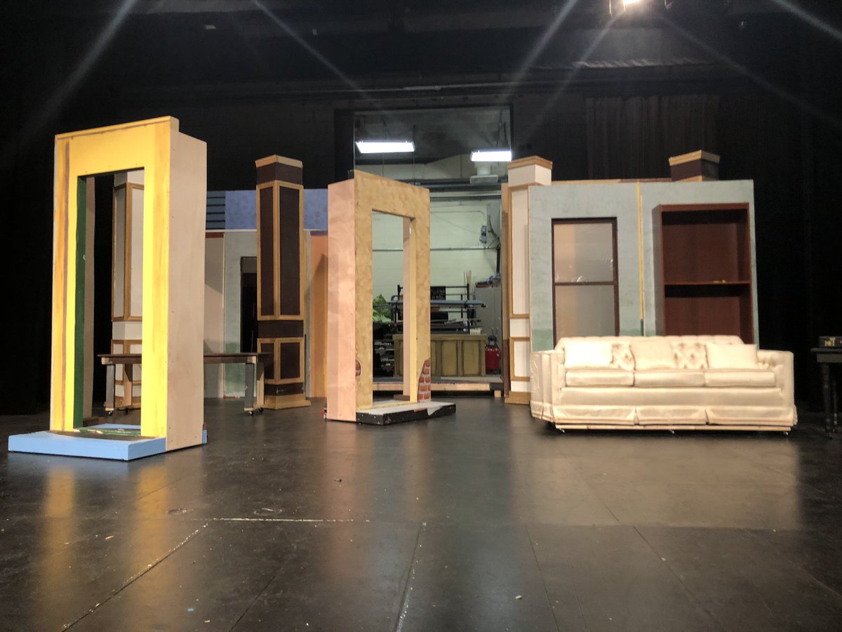 MrsK_DDE's tweet photo. Look at this beautiful set…nothing I enjoy more than the construction process and seeing a show come to life! “Clue” is at the end of the month!! #ddedrama #DDExcellence https://t.co/GCuwo0wRi6