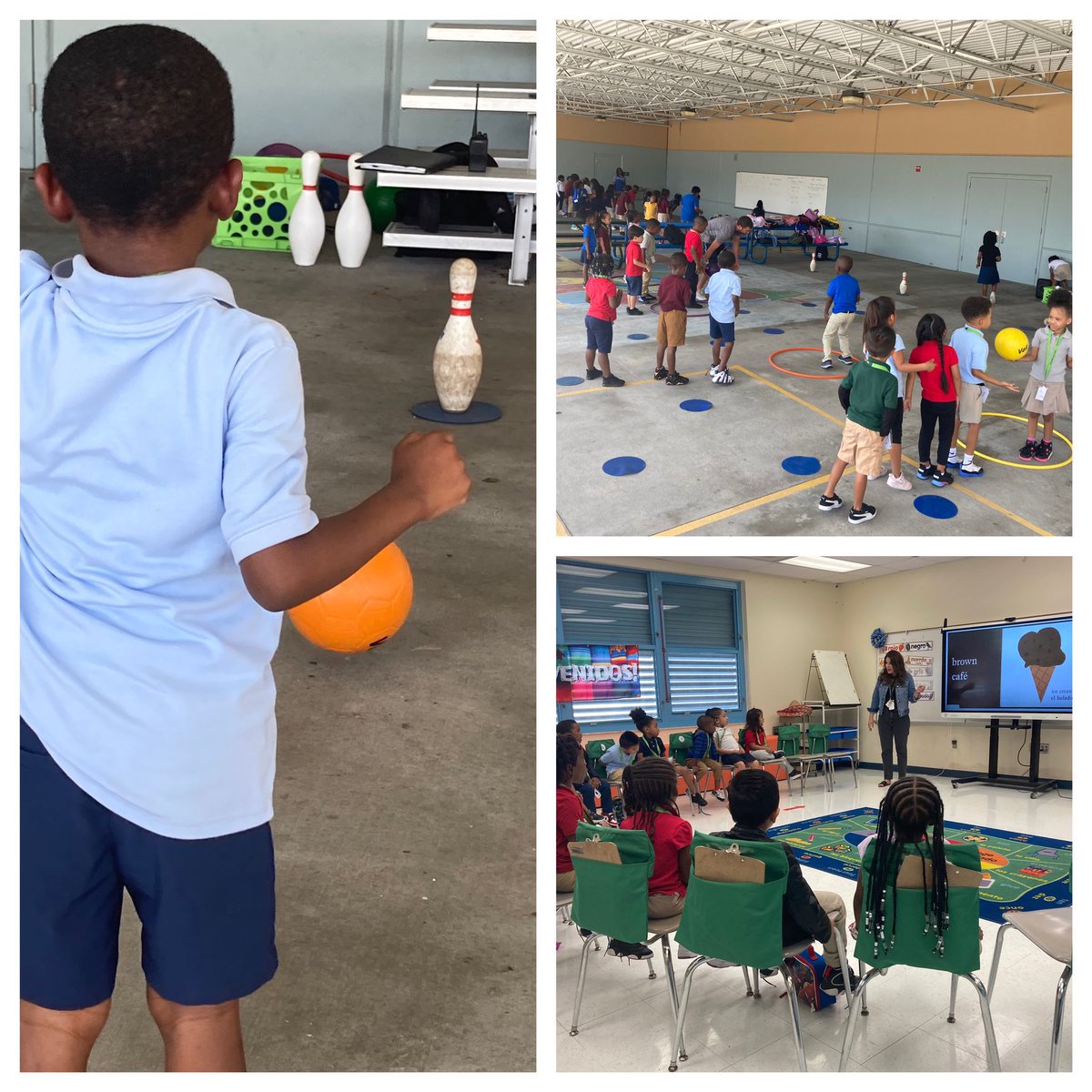 Today I took some time to go see Ss and Ts I’m Fine Arts <a href="/GPESpbc/">Grove Park ES</a> It was awesome to see Ss learning/perfecting their Spanish with Ms. Austin through song. Then off to PE I went to see Ss working as a team while smiling ear to ear with Mr. Lawson. <a href="/PrincipalMMitch/">Marzella Mitchell</a> <a href="/Area4SuptPBCSD/">North Region PBCSD</a>