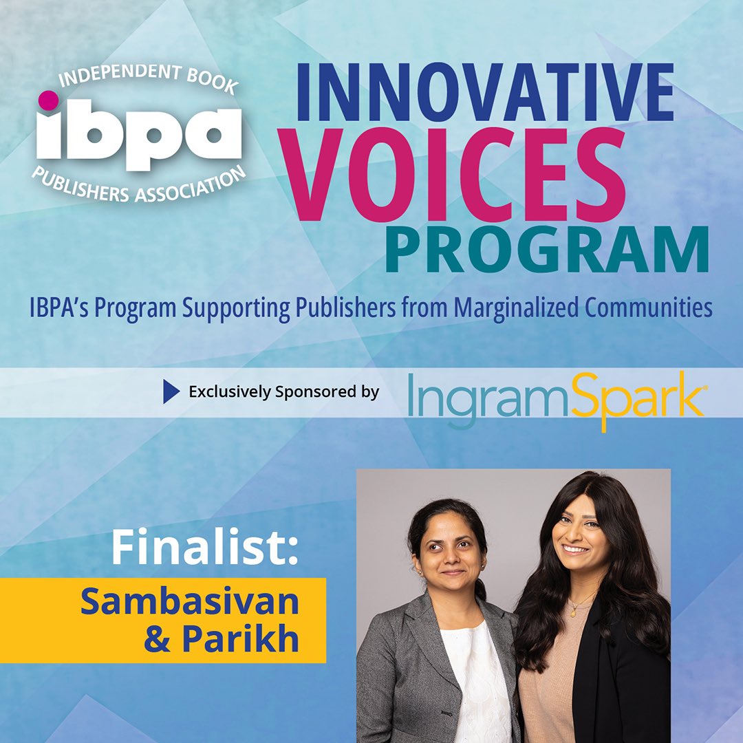 Honored to be selected as a finalist for <a href="/ibpa/">IBPA</a>’s Innovative Voices Program! A big thank-you to IBPA and sponsor @IngramSpark for the opportunity. Fingers crossed for the final five announcement!
