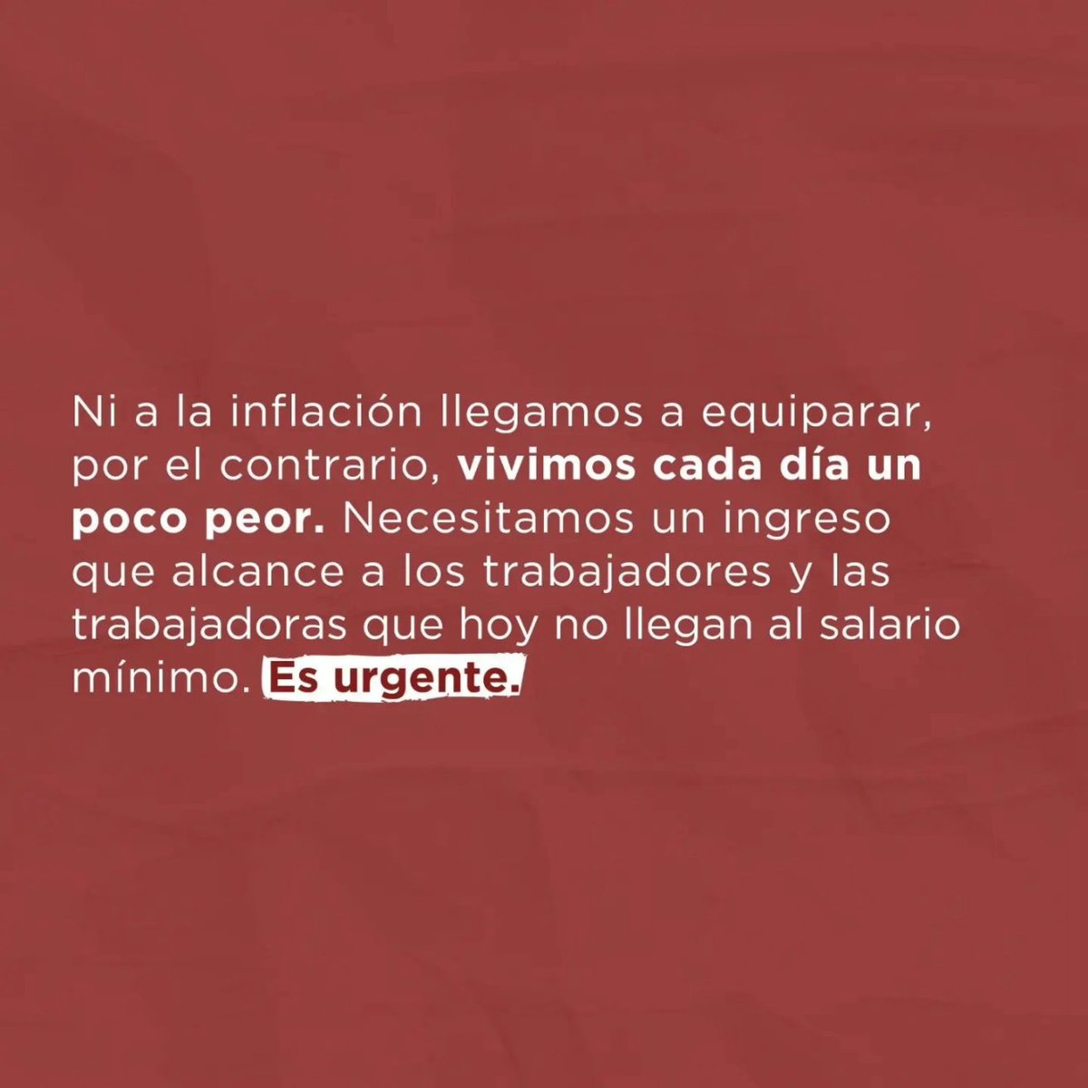 Ninguna medida para los sectores humildes.  Nada para festejar.