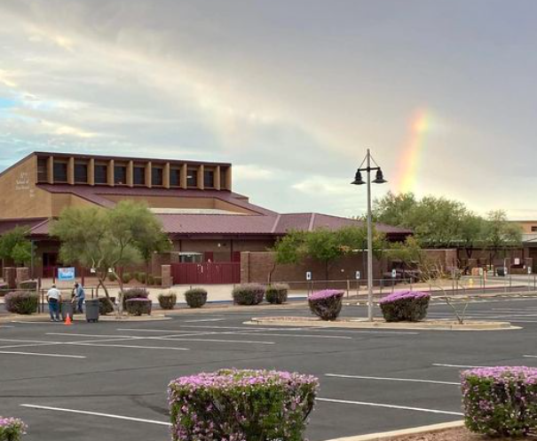 I believe the saying is true...there IS a pot of gold at the end of the rainbow!  (Blue and Gold)