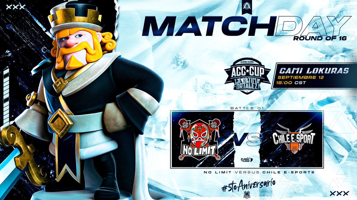 ⚔️Playoffs ⚔️

<a href="/NoLimit_coc/">NoLimit</a> 🆚 @vaneshitagamer

👾twitch.tv/cami_lokuras
🔴 Live 6:00 pm

#ACCComunidad #ACCCup