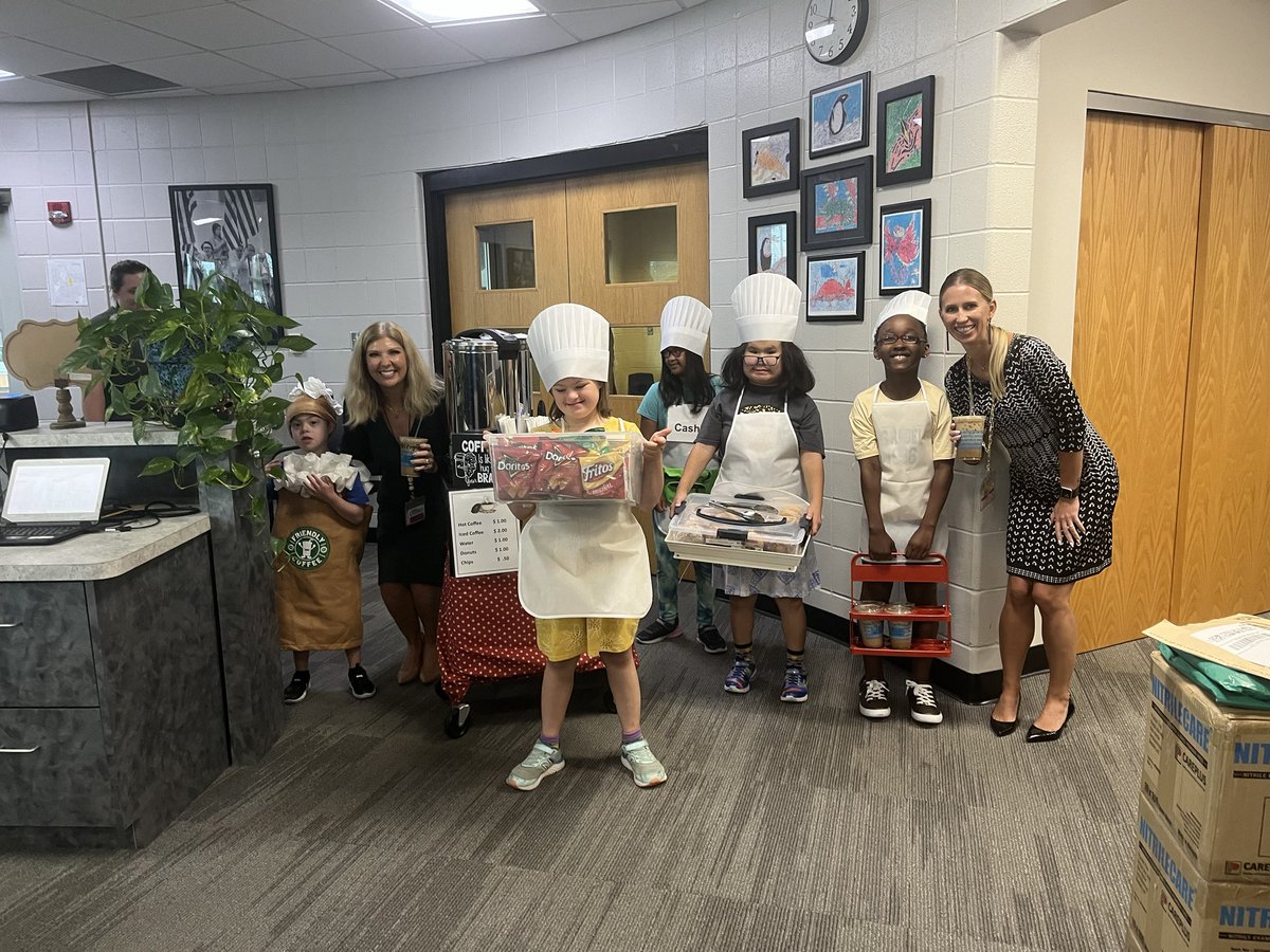 It was Coffee Cart Tuesday at VanGorden!! How can I not have a great day after being served by these fabulous kiddos?!❤️☕️ ⁦<a href="/VgEagles/">VGEagles</a>⁩ ⁦⁦<a href="/VanGordenPTA/">VGE PTA</a>⁩ #WEareLakota