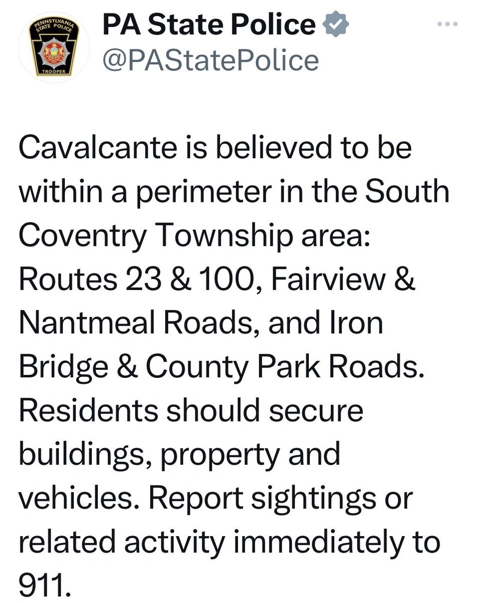 The latest from police on the search for convicted murderer Danelo Cavalcante.
Heavily armed officers are now preparing for another nightly search and they’re using extreme caution because Cavalcante is armed with a rifle.