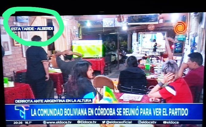 Cada uno ve el partido de la seleccion que quiere