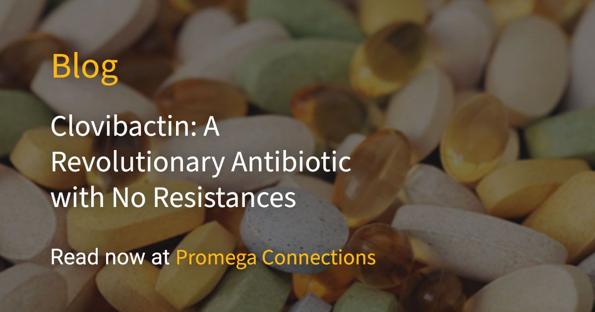 #Blog | A newly discovered #antibiotic, clovibactin, effectively kills drug-resistant bacterial pathogens without detectable resistance. Learn more in our new blog on Promega Connections: bit.ly/3P8lJ7m

#labchat #sciencex
#labwork