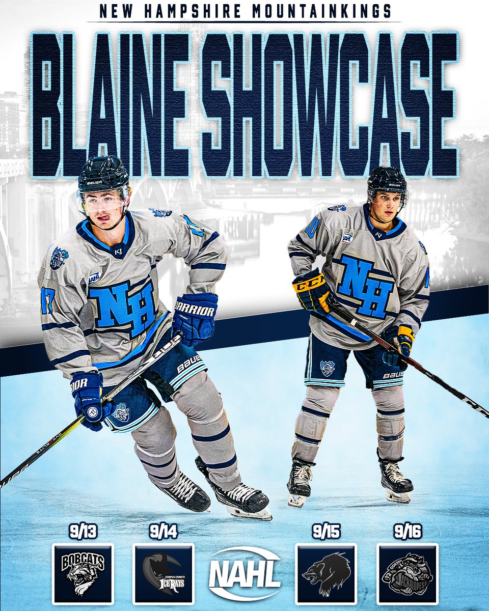 The boys have touched down in the state of hockey and are ready  to take the league by storm 😈

9/13 vs. Bismark Bobcats <a href="/1/">1</a>:45pm
9/14 vs. Corpus Christi <a href="/12/">$</a>:00pm
9/15 vs. Anchorage Wolverines <a href="/2/">A 2-loop</a>:15pm
9/16 vs. Odessa Jackalopes @9:45am

All game times are in CDT

LETS GOOOOO 🤝