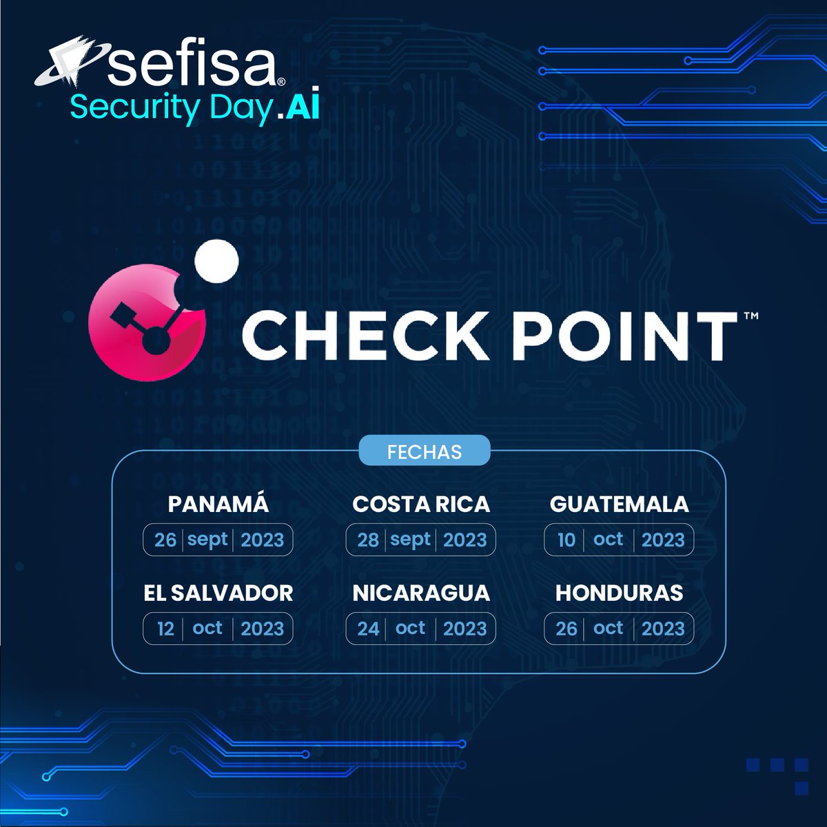 SefisaCA's tweet photo. Le damos la bienvenida a @CheckPointSW, proveedor líder de soluciones de Ciberseguridad a nivel mundial. Ofrece el sistema de gestión de seguridad de un solo punto de control más completo e intuitivo.
Estará en el #SefisaSecurityDay
Reserve aquí https://t.co/s3l2MFJLZr https://t.co/K9KWYnY65b