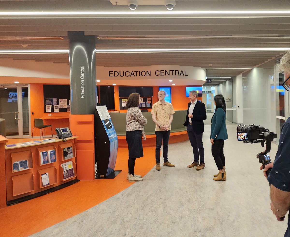 MonashQLab's tweet image. 🎥Behind the Scenes!🎥
Featuring some of our #QProject team! Great to get some footage on campus @MonashUni for the Impact Video! 
Thanks @blakeacutler, @Genevie86816136, @mark_rickinson  &amp;amp; @KomalDaredia. 
#QURE @ResearchInAction