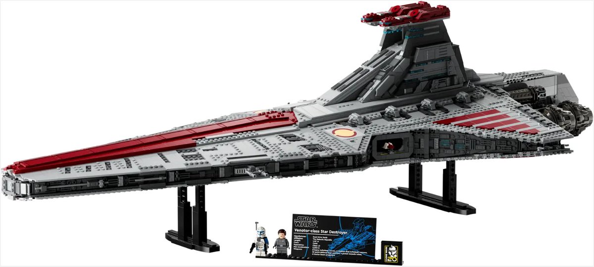 Unleash your inner Jedi with the Venator-Class Republic Attack Cruiser! A massive LEGO Star Wars set, complete with iconic minifigures.

thebrickstand.com/venator-class-…

#LEGO Products,#StarWars