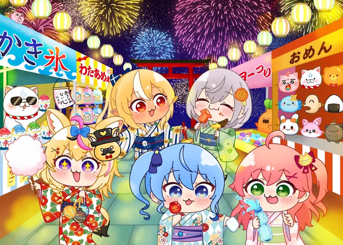 #みんなでデフォルメ絵をあげて幸せな気分になろう
幸せなタグ〜✨ 
