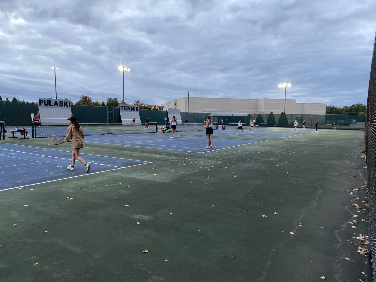 Pulaski vs DePere finishing under the lights.  Way to go Pulaski. 4-3 win over DePere. #redsea #raiderstrong