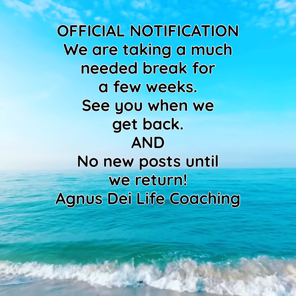 FYI out of pocket until 9/24/23! #extendingourvacation #socialmediabreak #peaceout✌